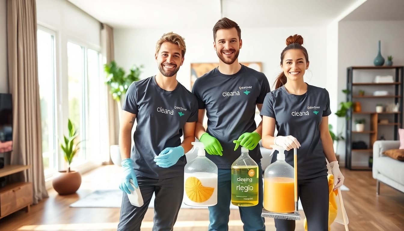 Experience top-notch cleaning services calgary with a dedicated team enhancing a bright home.