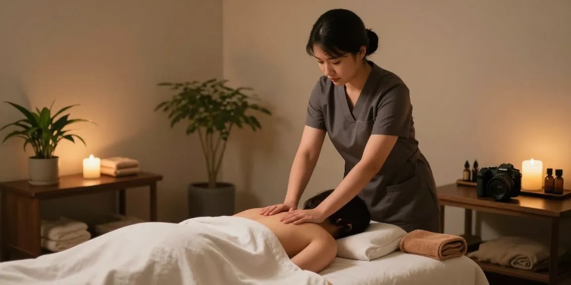 Experience premium 구리출장안마 in a serene home massage environment with a skilled therapist offering personalized care.