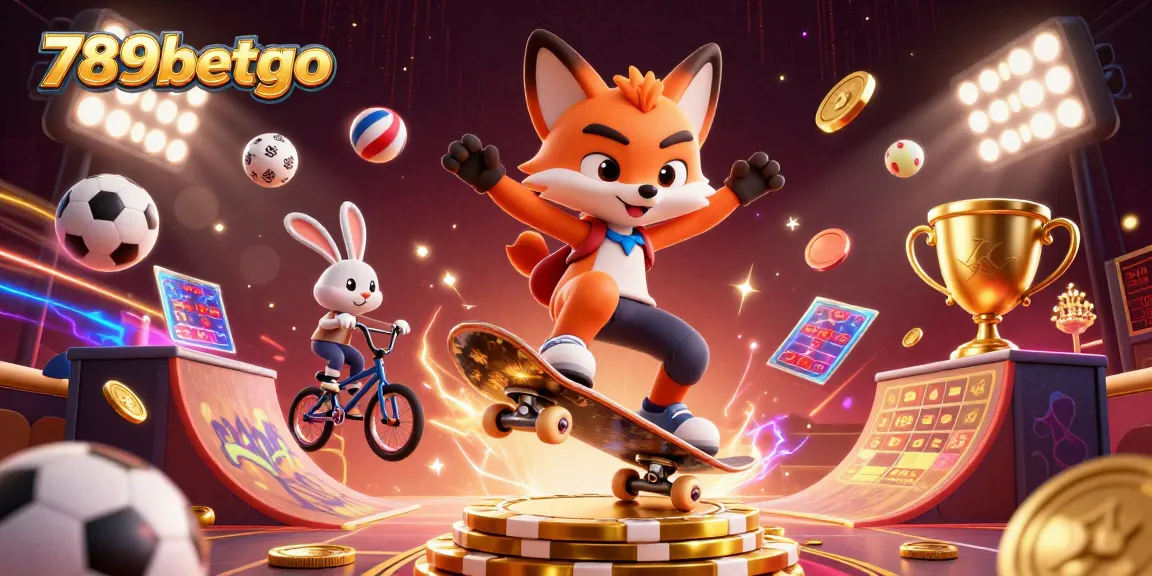 Experience exciting gaming at 789betgo with a vibrant depiction of gambling adventure and action!