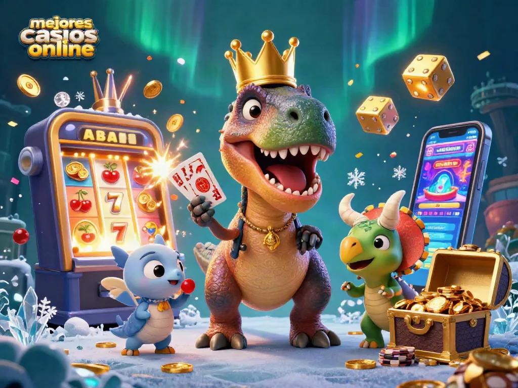Mejores casinos online: Juega y gana con el T-Rex, pterodáctilo y triceratops en un ambiente dinámico.