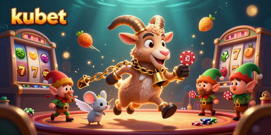 Experience the thrill of kubet's immersive casino world featuring playful characters and dynamic games.