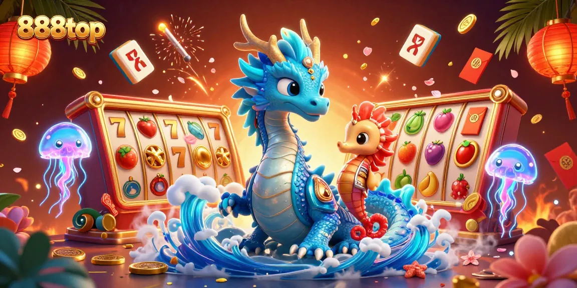 Engage with 888top for thrilling slot adventures, featuring dynamic 3D characters and vibrant gaming visuals.