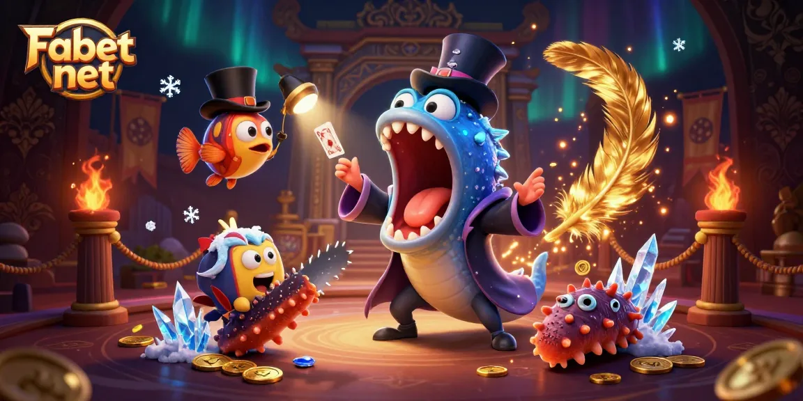 Experience Fabet net's magical casino adventure with vibrant sea creatures and thrilling games.