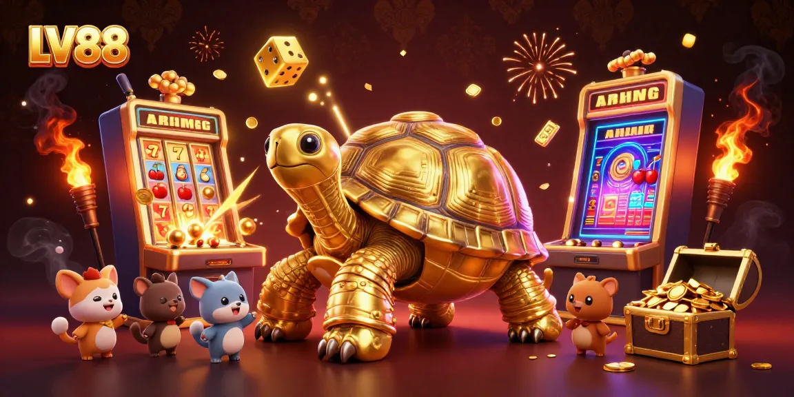 Experience thrilling wins and jackpots with LV88's vibrant casino scene featuring unique gameplay elements.