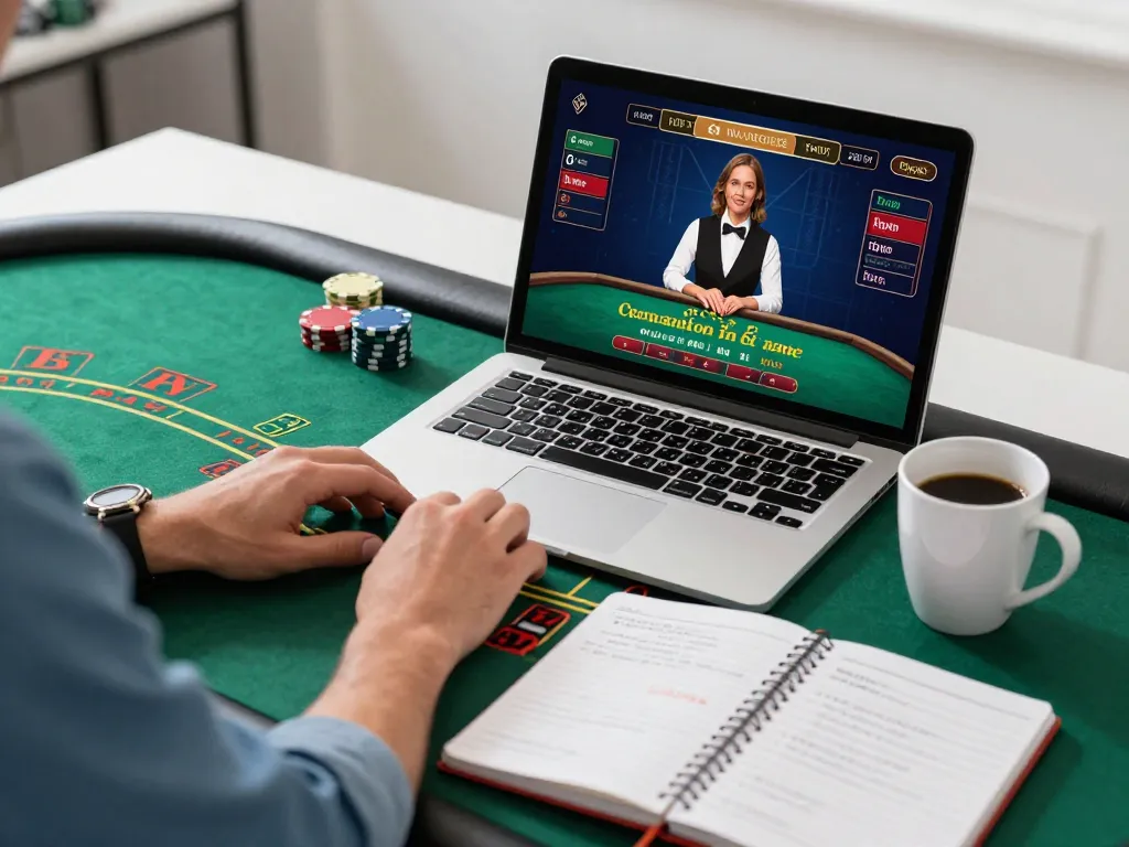 Engaging in online blackjack strategy at vipwin79 casino with live dealer