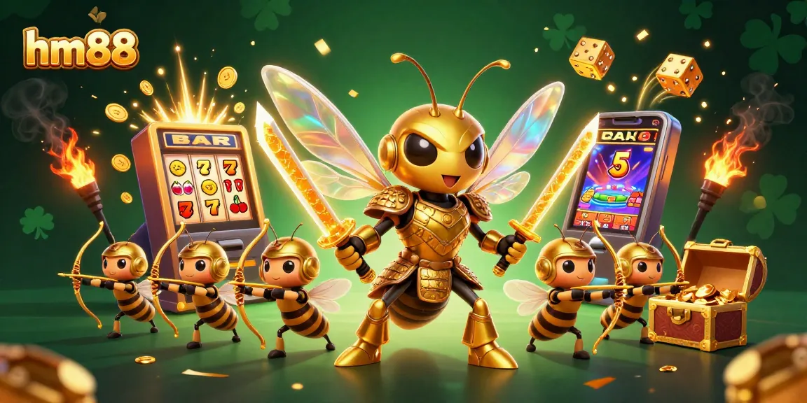Experience the thrill of hm88 with a vibrant casino scene featuring an engaging 3D illustration.