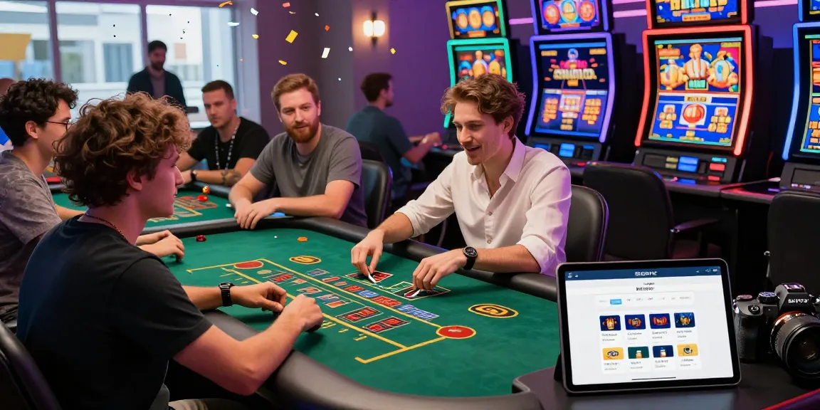 Engaged players at https://sssk.org.uk exploring exciting non UK casino games and live dealer action.