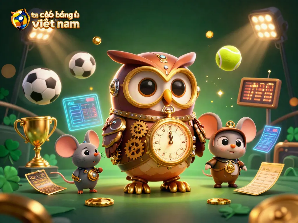 Trang cá độ bóng đá Việt Nam với các biểu tượng thể thao và yếu tố casino hấp dẫn.