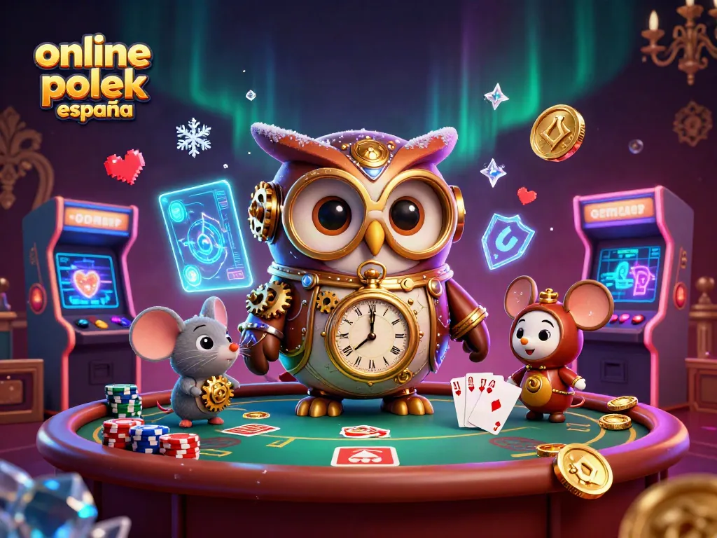 Disfruta del póker online en España con esta emocionante ilustración 3D de póker y casino.