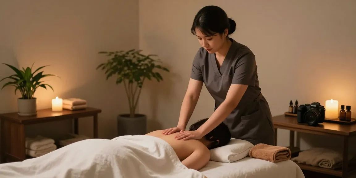 Experience premium 구리출장안마 in a serene home massage environment with a skilled therapist offering personalized care.