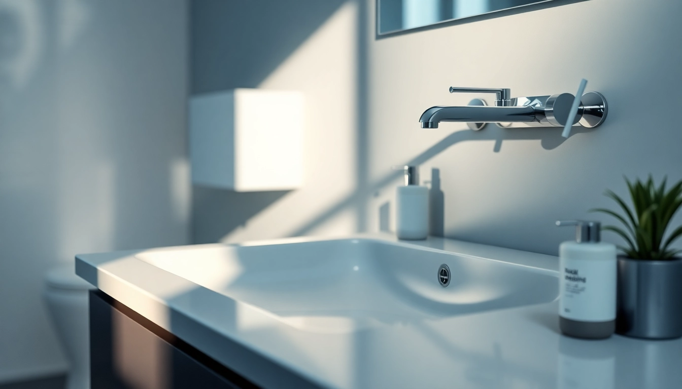 Entdecken Sie sonni sanitär Lösungen in einem modernen Badezimmer mit eleganten Armaturen.
