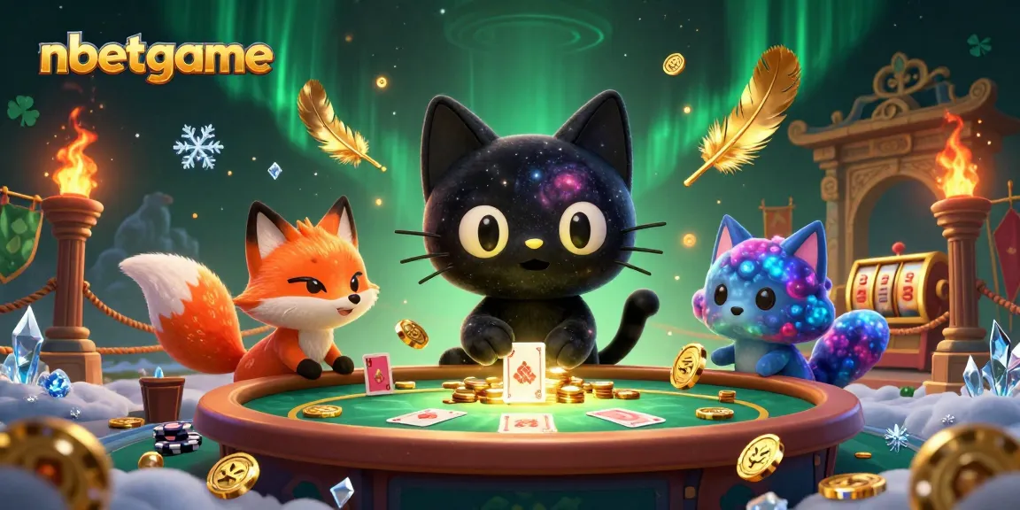 Engage in thrilling casino action with nbetgame's cosmic characters and vibrant gaming elements.