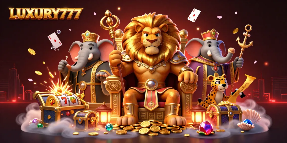 LUXURY777 menawarkan pengalaman bermain slot dengan karakter menarik dan elemen desain mewah.