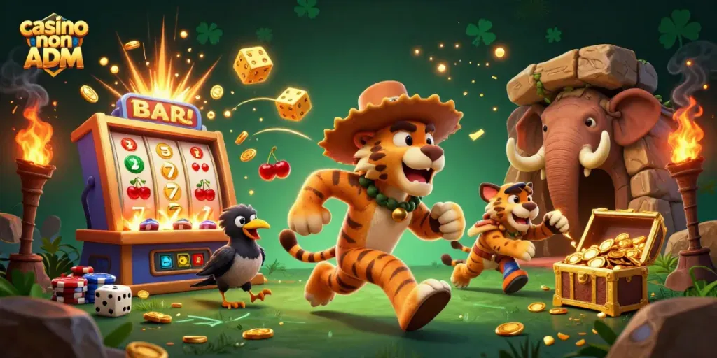 Gioca nel casino non ADM con i migliori bonus e giochi, divertendoti con emozionanti slot e roulette.