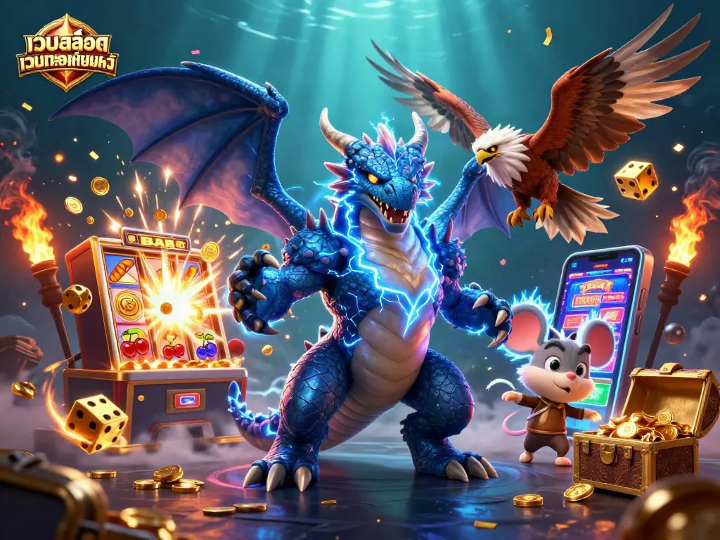 เกมที่สนุกสนานและรางวัลใหญ่จากเว็บสล็อตเว็บตรงค่ายใหญ่ในภาพ 3D
