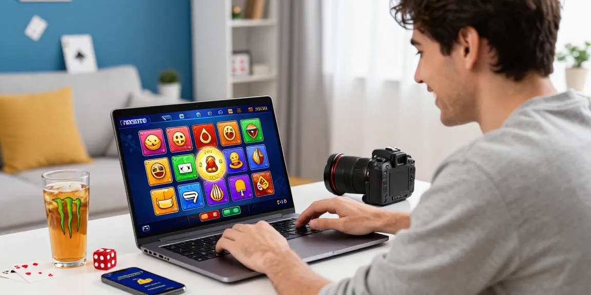Online gaming excitement at https://tootingpharmacypractice.co.uk/ featuring a player engaging with colorful virtual casino games in a modern home setup.