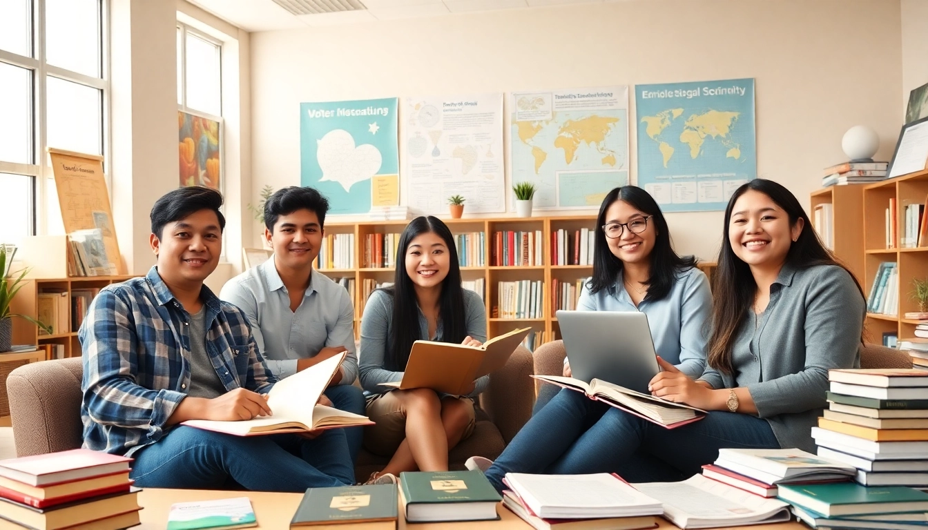 Find toefl test takers for hire working diligently in a study setting.