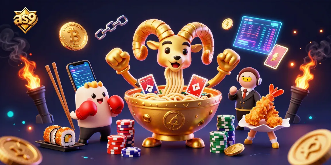 Engage with the vibrant as9 casino scene featuring animated characters and cryptocurrency elements.