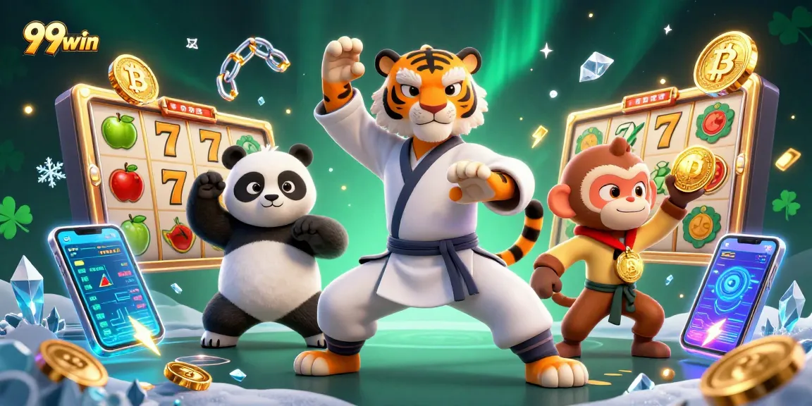 Engage with the thrilling adventures of 99win, where fun meets reward in a vibrant casino scene.