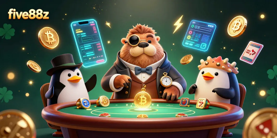 Experience immersive poker action with five88z as our walrus and his friends enjoy a thrilling game.