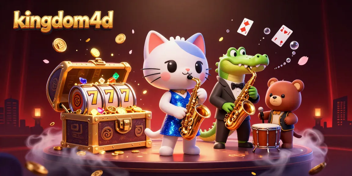 Menangkan lotere di kingdom4d dengan ilustrasi kasino yang menakjubkan dan penuh warna.
