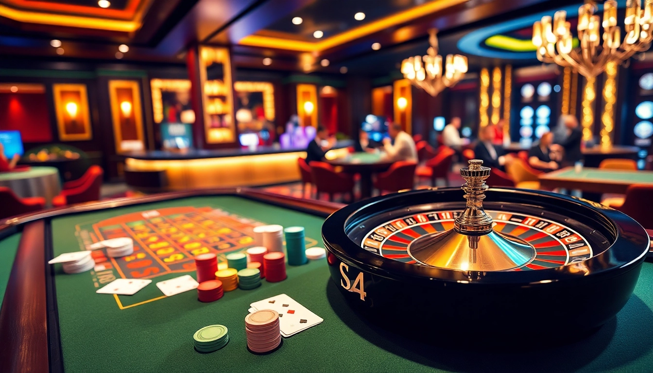 Experience the excitement of SAY88 with vibrant casino tables and thrilling gameplay.