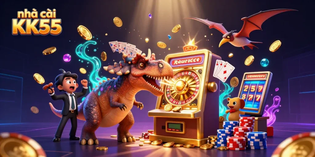 Experience excitement at nhà cái KK55 with jackpot wins and a thrilling casino atmosphere.